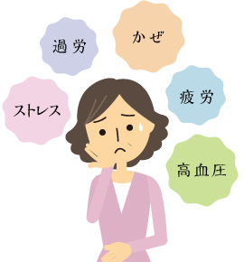 ストレス・過労・風邪・疲労・高血圧