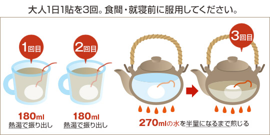 煎じて飲むお薬:煎薬