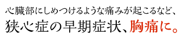 胸腹の痛み、胸痛